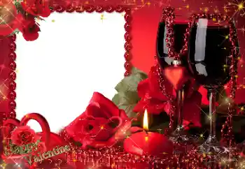 PhotoEffect da categoria Postais de Dia dos Namorados № 130721. Texto na moldura: Feliz Dia de Namorados!