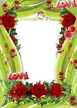 Texto na moldura: Feliz Dia de Namorados! Texto na moldura: Feliz Dia de Namorados!