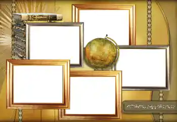 Texto na moldura: School