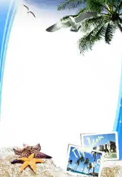 Texto na moldura: Привет с моря