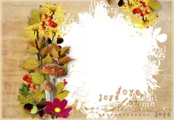 PhotoEffect da categoria Outono № 103848. Texto na moldura: Outono