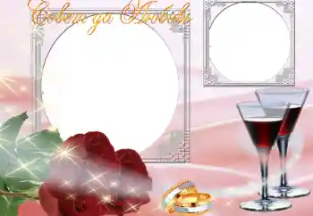 PhotoEffect da categoria Molduras para fotografias de casamento № 9803. Texto na moldura: Совет да любовь